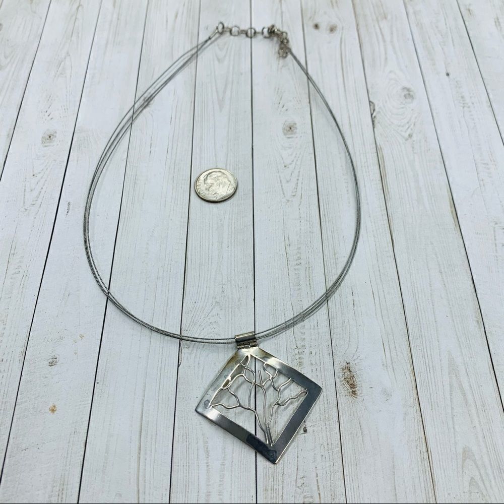 Sterling Silver Tree Of Life Necklace‎